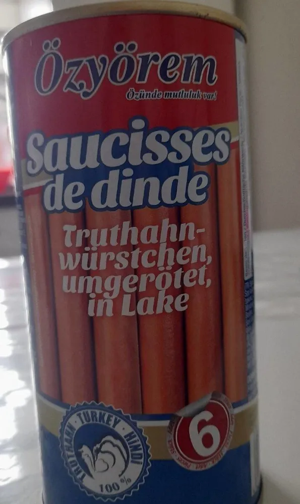 Saucisses de dinde