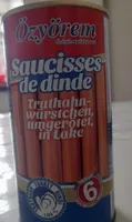 Saucisses de dinde