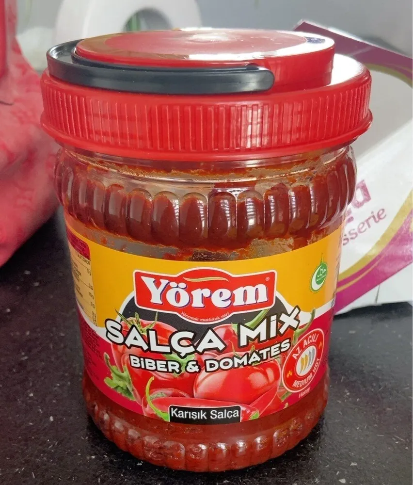 Salça mix biber ve domates