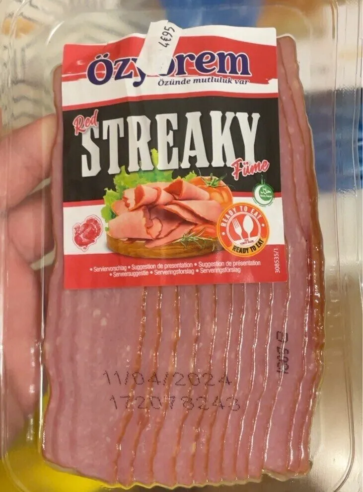 Red streaky
