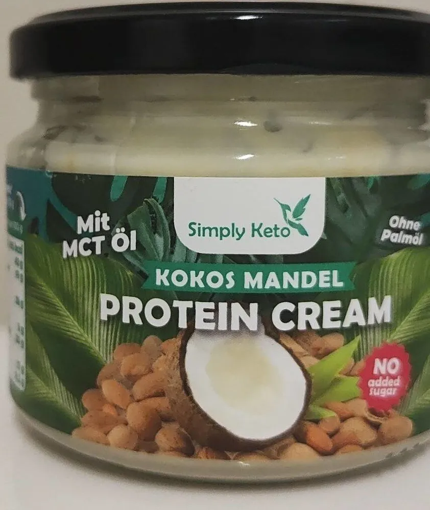 Kokos Mandela proteine crema