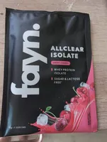 Clear whey All clear isolate