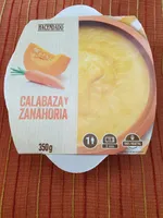 Crema de calabaza y zanahoria
