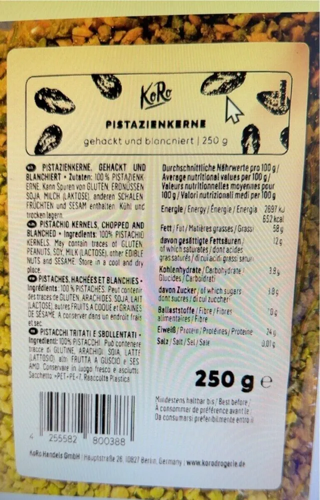 Pistazinkerne