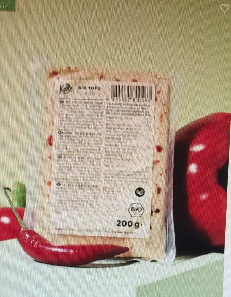Tofu piment bio