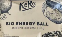 Bio Energy Ball | Tahini und Rote Beete
