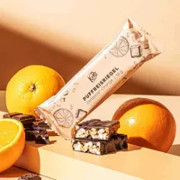 Chocolate and Orange Puffed Rice Bar