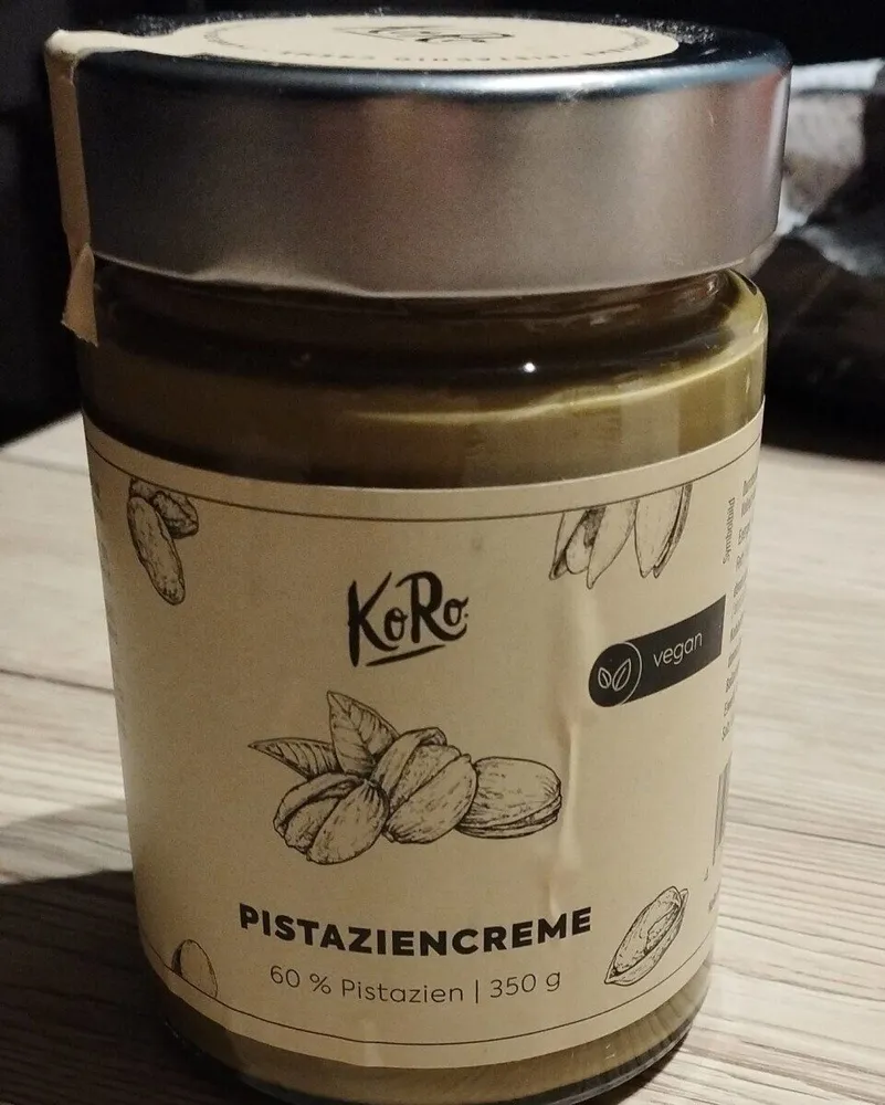 Crème pistache