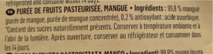 Fruchtpüree Mango