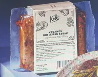 Bistecca di seitan bio alla mediterranea