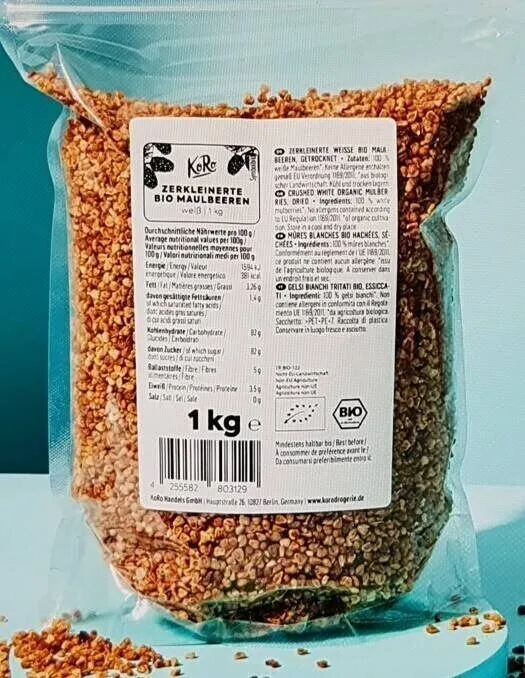 Mures blanches bio en morceau  1kg