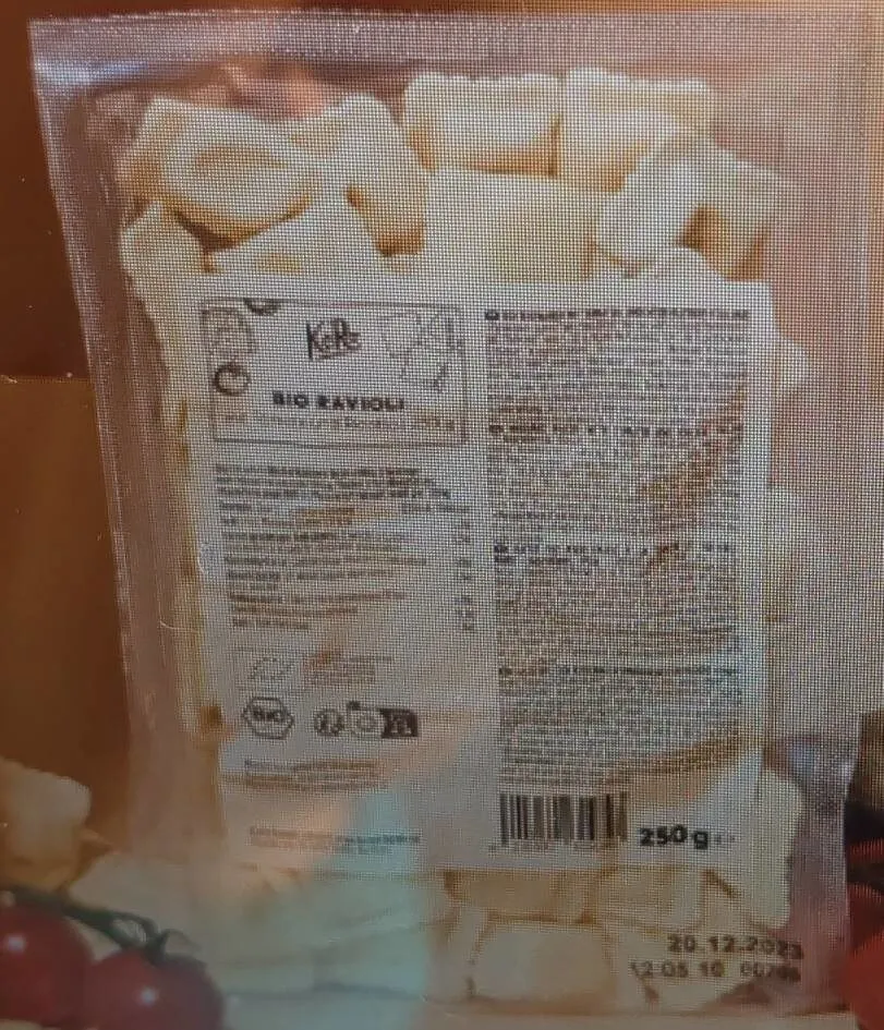 Raviolis à la tomate et ricotta bio