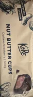 Bio  Nutbutter Cups Cashew Strawberry 4255582805505 Bio dunkle Rundpralinen mit Erdbeer- und Cashewcreme-Füllung