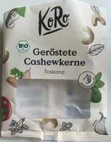 Geröstete Cashewkerne Toskana