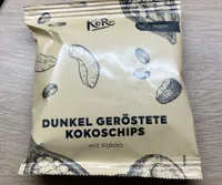 Dunkel geröstete koroschips