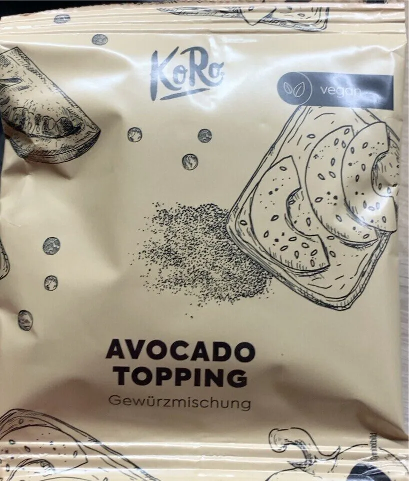 Avocado topping