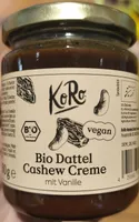 Bio Dattel Cashew Creme mit Vanille