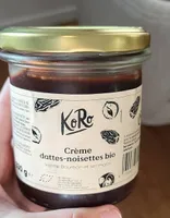 Crème dattes-noisettes bio