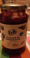 Tartinade de framboise bio