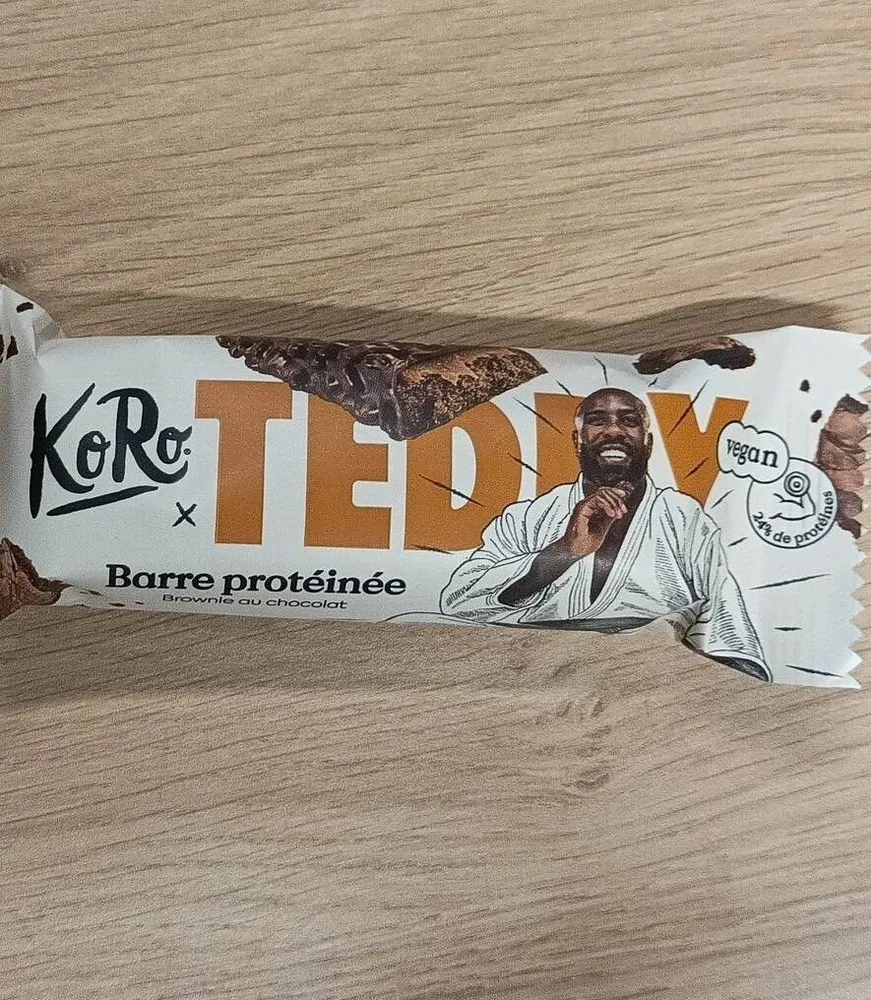 Barre protéinée saveur Brownies au chocolat