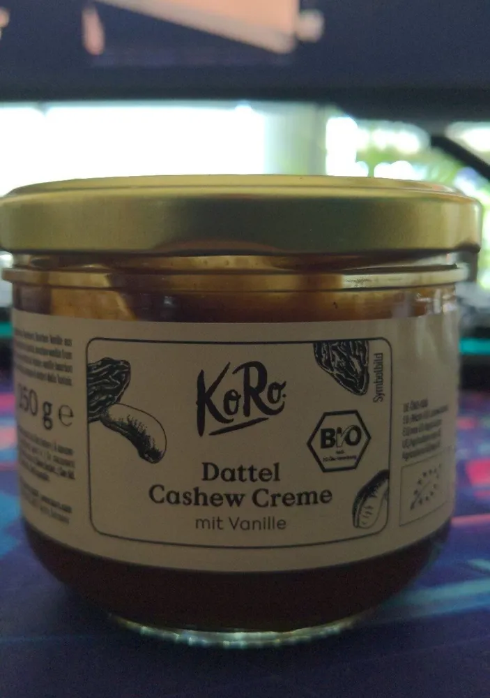 Datteln Cashew Creme mit Vanille