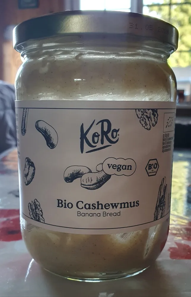 Purée de noix, noix de cajou torréfiées saveur Banana Bread