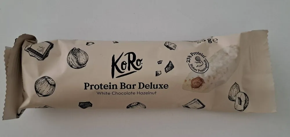 Protein Bar Deluxe White chocolate Hazelkut