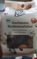 Geröstetes Studentenfutter