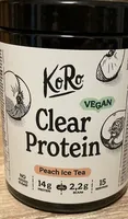 Clear Protein Peach Ice Tea