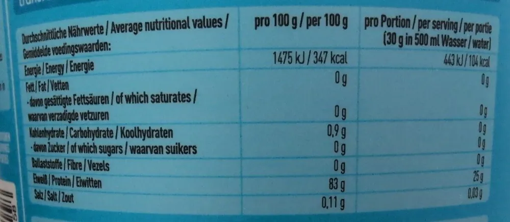 Protein Limonade Virgin Mojito