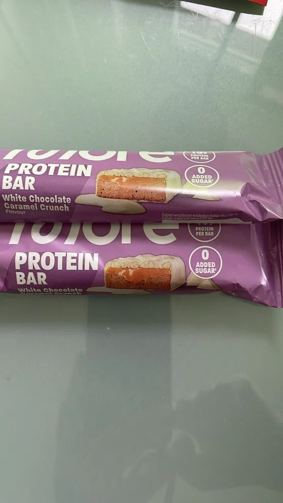 soft protein bar white chocolate caramel crunch