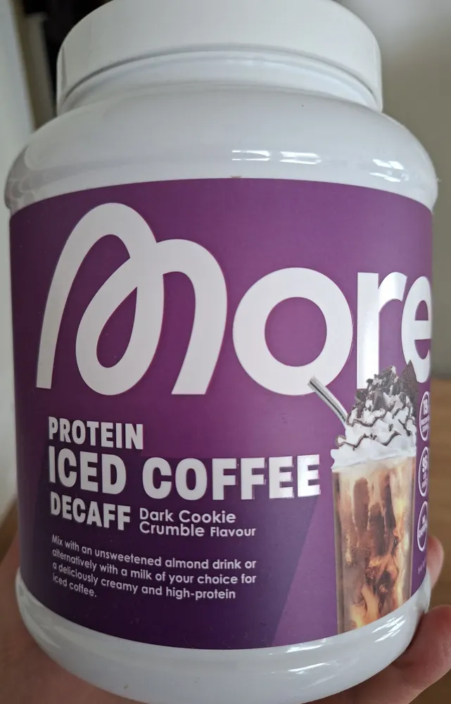 Iced Coffee dark cookie crrumble