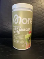 PROTEIN ICED MATCHA LATTE Strawberry Cheesecake