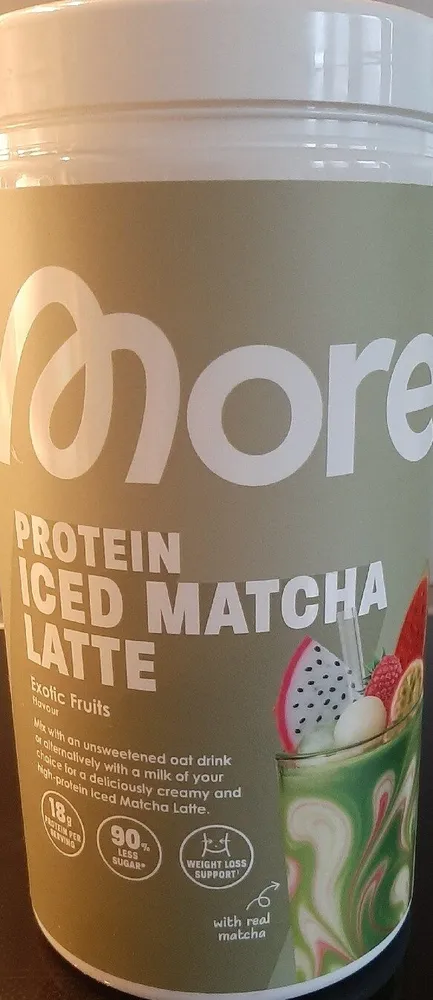 Protein Iced Matcha Latte Exotic Fruits