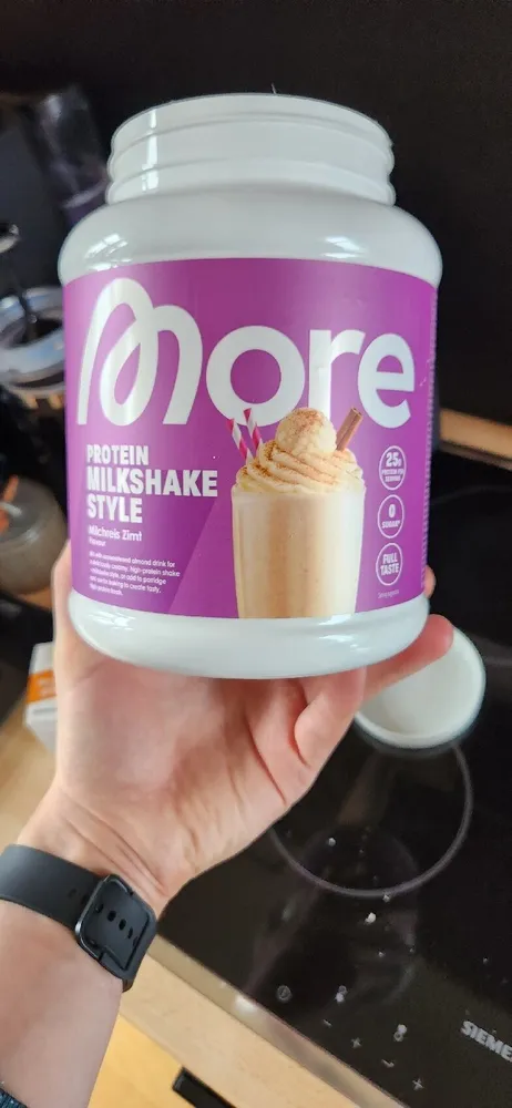 Protein Milkshake Milchreis Zimt