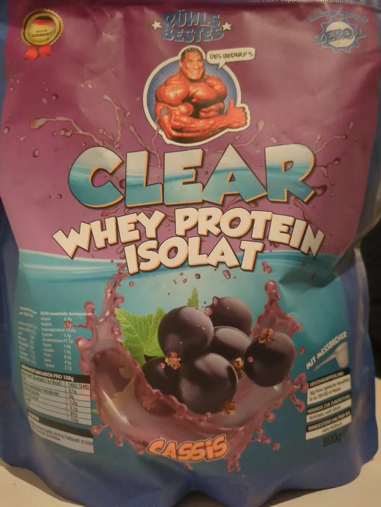 Clear Whey Protein Isolat Cassis