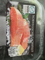 Norwegisches Lachsfilet mit Haut
