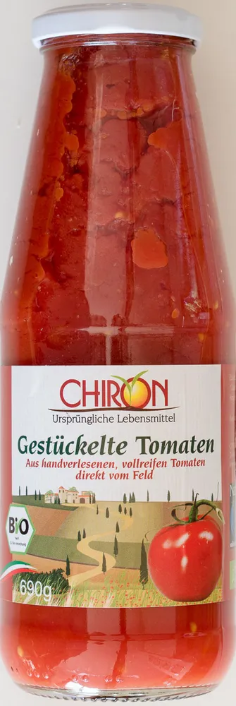 Gestückelte Tomaten