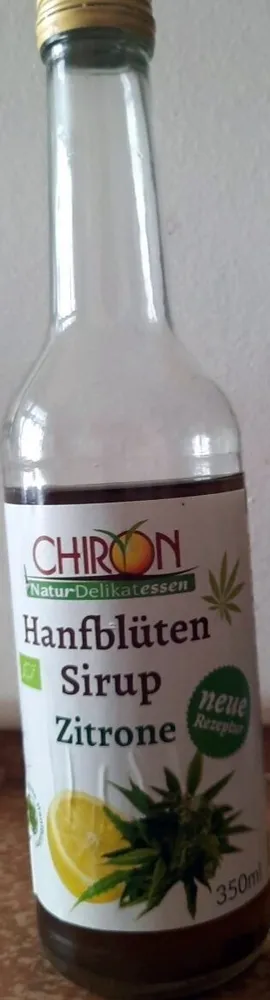 Hanfblüten Sirup Zitrone