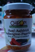 Hand-Aufstrich Aubergine-Paprika