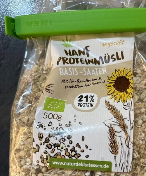 Hanf proteinmüsli