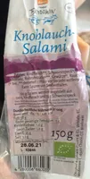 Knoblauch Salami