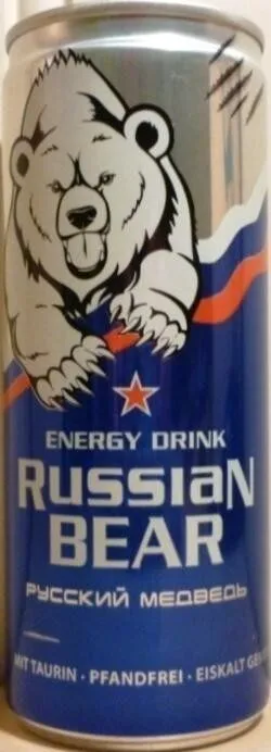 Russian Bear Energy Drink, Energy
