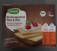 Tartines Craquantes au mais et au riz