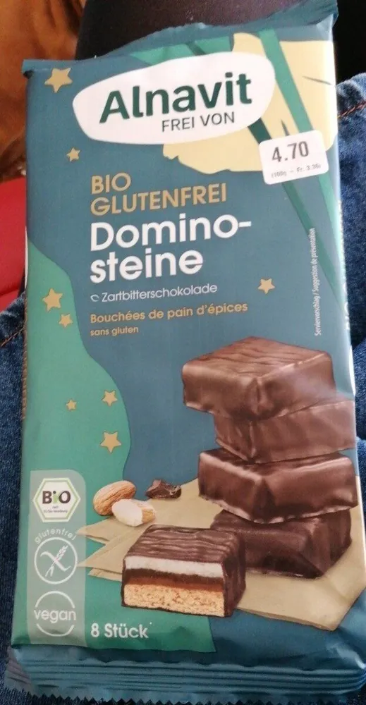 Dominosteine bouchées de pain d’epices sans gluten