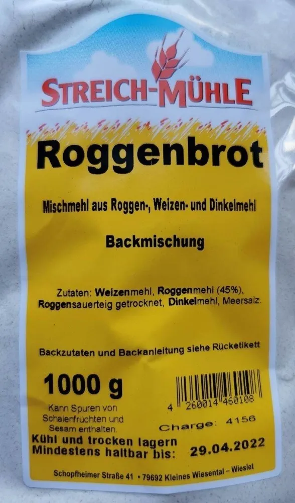 Roggenbrot Backmischung