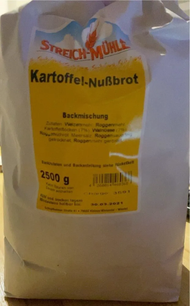 Kartoffel-Nussbrot