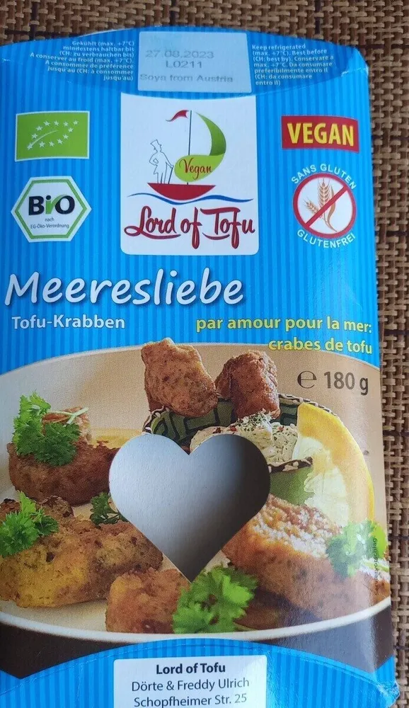 meeresliebe tofu-krabben