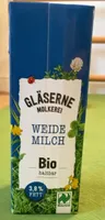 Weidemilch (Vollmilch) 3,8 %, haltbar (Bio)
