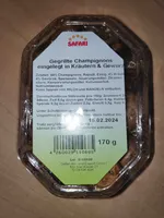 Gegrillte Champignons eingelegt in Kräutern & Gewürz